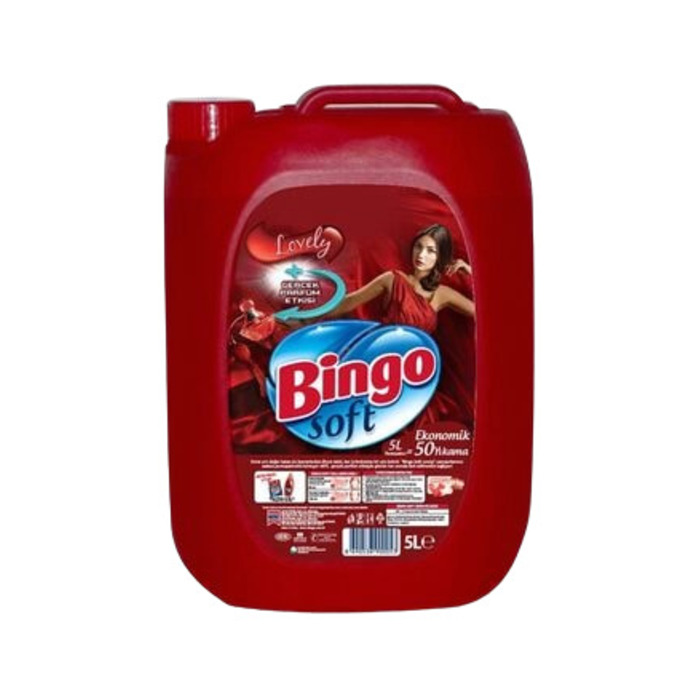 BİNGO SOFT YUMUŞATICI LOVELY 5 LT