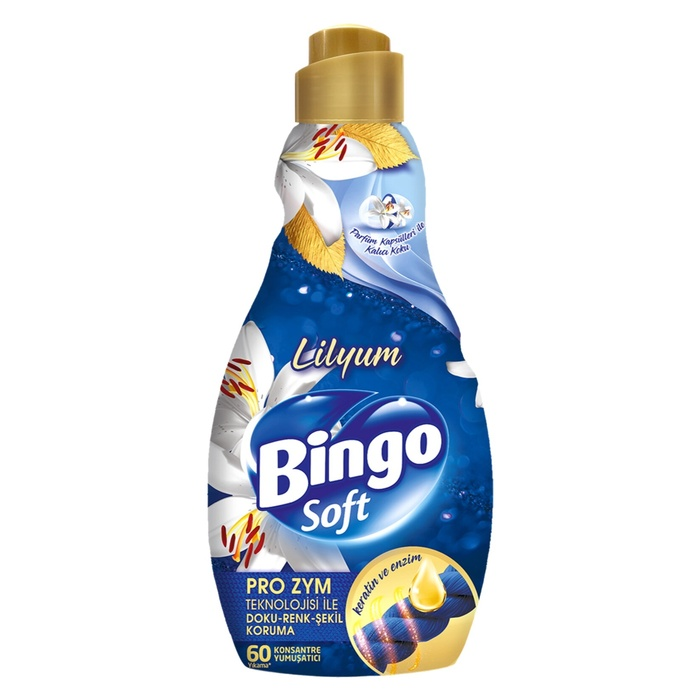BİNGO SOFT KONSANTRE ÇAMAŞIR YUMUŞATICISI LİLYUM 1440 ML