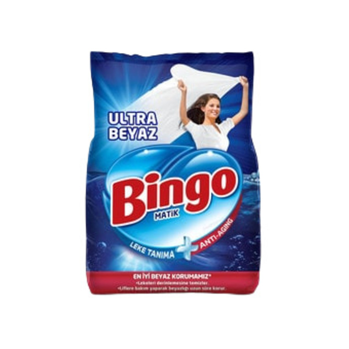 BİNGO MATIK TOZ DETARJAN ULTRA BEYAZ 4 KG