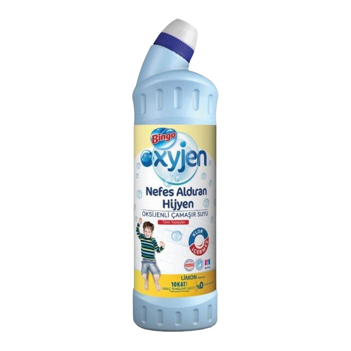 BİNGO OXYJEN ÇAMAşIR SUYU LİMON 750 ML