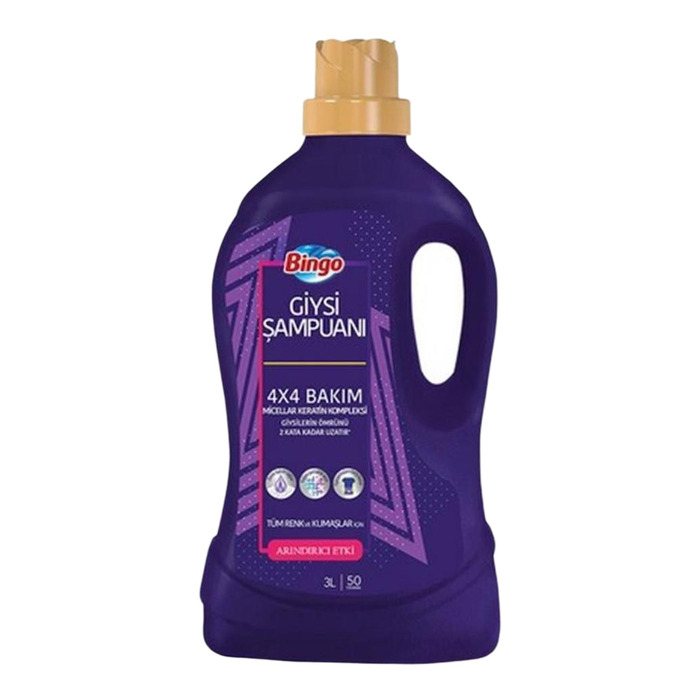 BİNGO ARINDIRICI ETKİ TÜM RENKLER GİYSİ ŞAMPUANI 3 LT