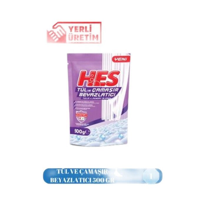 HES TOZ TÜL VE ÇAMAŞIR BEYAZLATICISI 500 GR