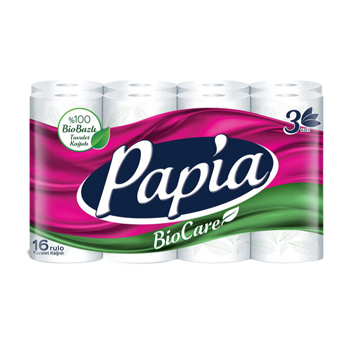 PAPİA BİO CARE TUVALET KAĞIDI 16 LI