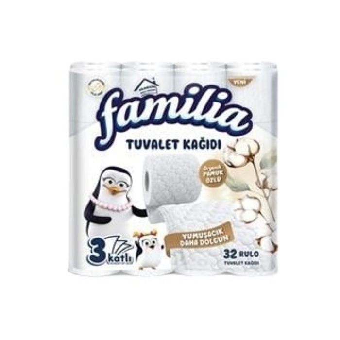 FAMILIA ORG PAMUK WR TUVALET KAĞIDI 32 Lİ
