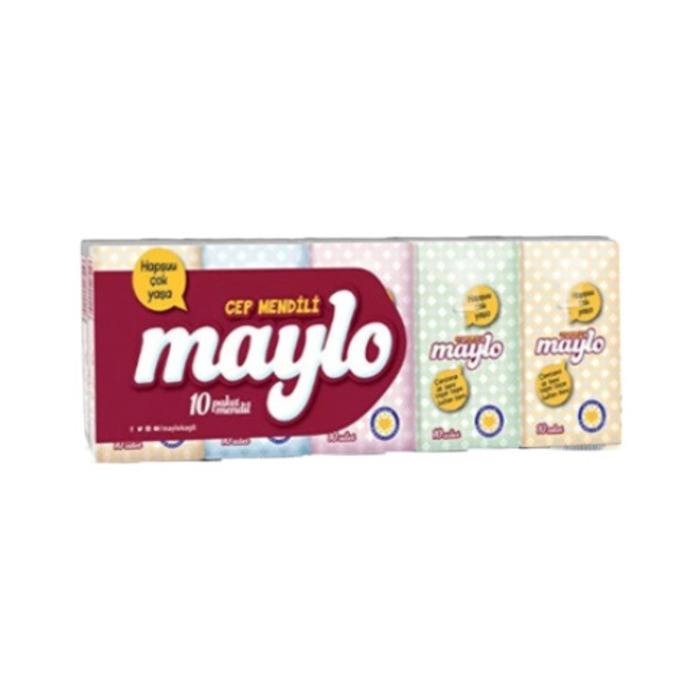 MAYLO CEP MENDİLİ 10 LU