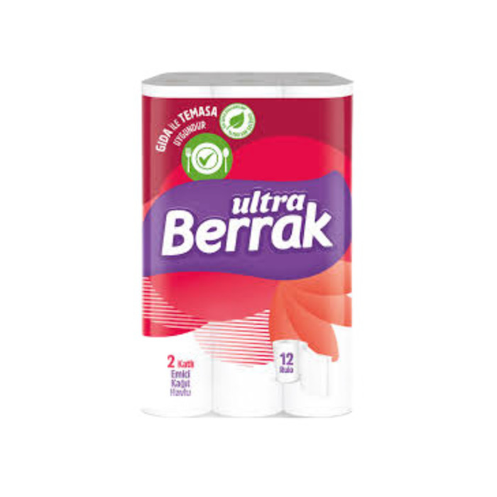 BERRAK ULTRA 2 KATLI KAĞIT HAVLU 12 Lİ