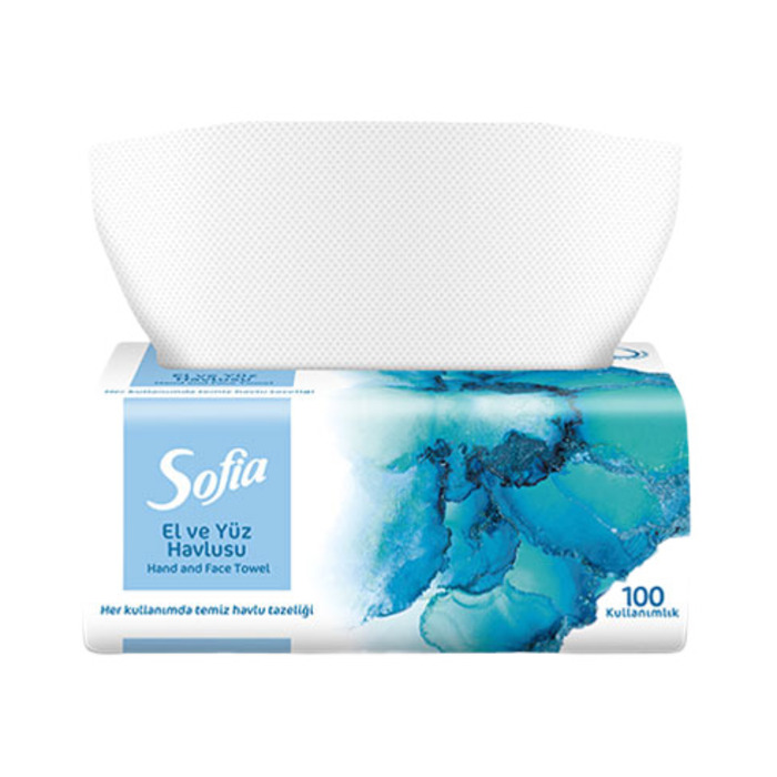 SOFİA EL VE YÜZ HAVLUSU 2 KATLI 100 LÜ