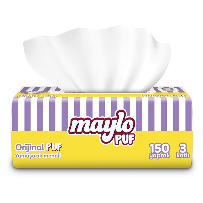 MAYLO ORİJİNAL PUF MENDİL 3 KATLI 150 Lİ