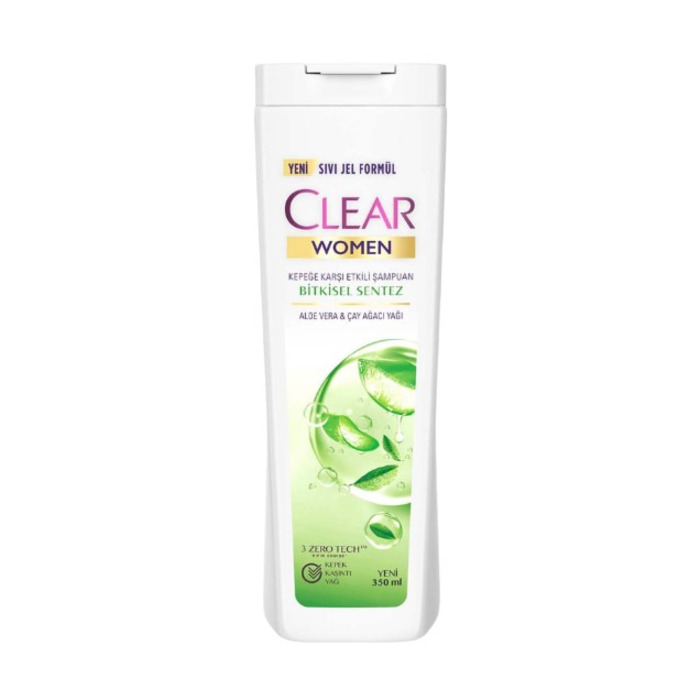 CLEAR WOMEN KEP KARŞ ŞAMPUAN BİTKİSEL SENTEZ 350 ML