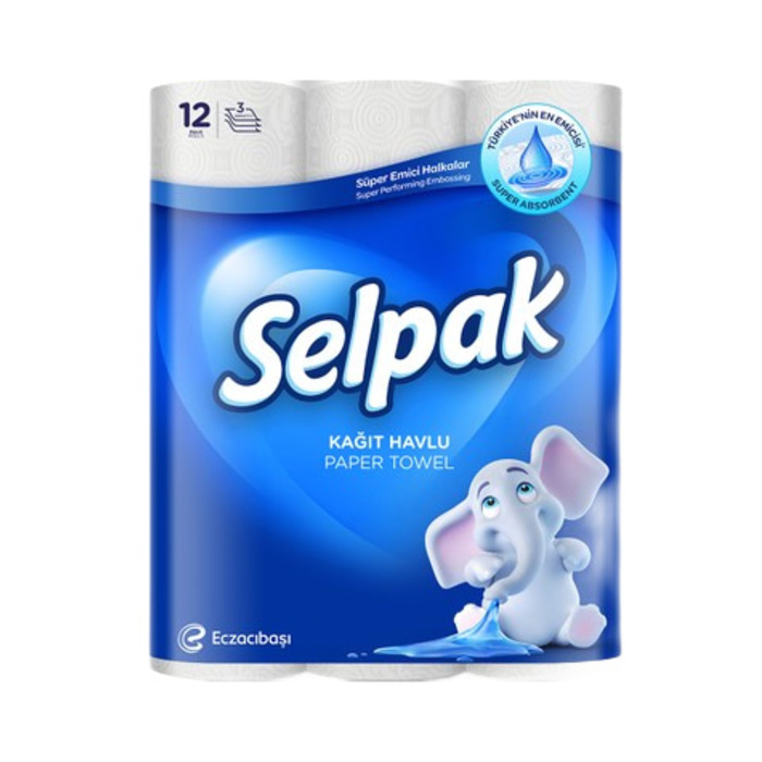 SELPAK PAPER TOWEL KAĞIT HAVLU 12 Lİ