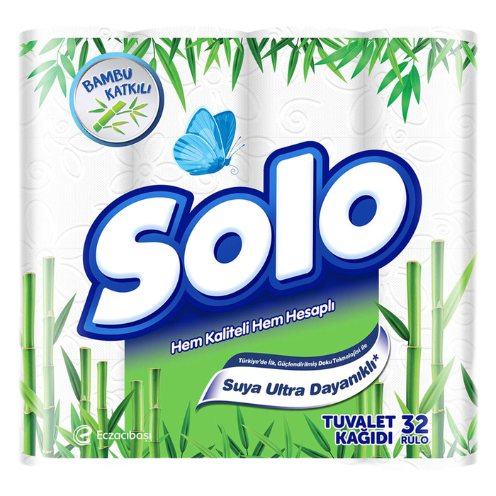 SOLO BAMBU KATKILI TUVALET KAĞIDI 32 Lİ