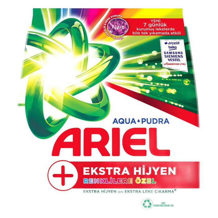 ARİEL AQUA PUDRA RENKLİLER İÇİN TOZ ÇAMAŞIR DETERJANI 4.5 KG