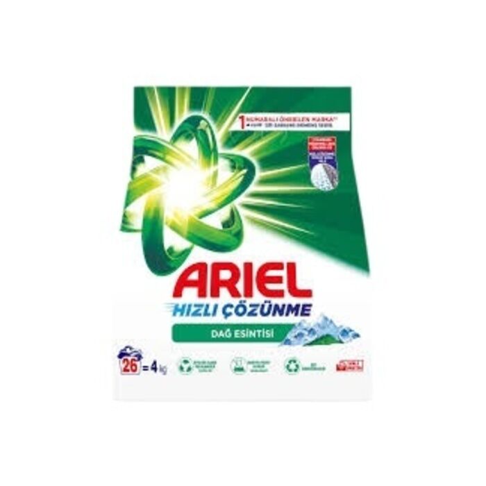 ARİEL TOZ ÇAMAŞIR DETARJANI DAĞ ESİNTİSİ 4 KG