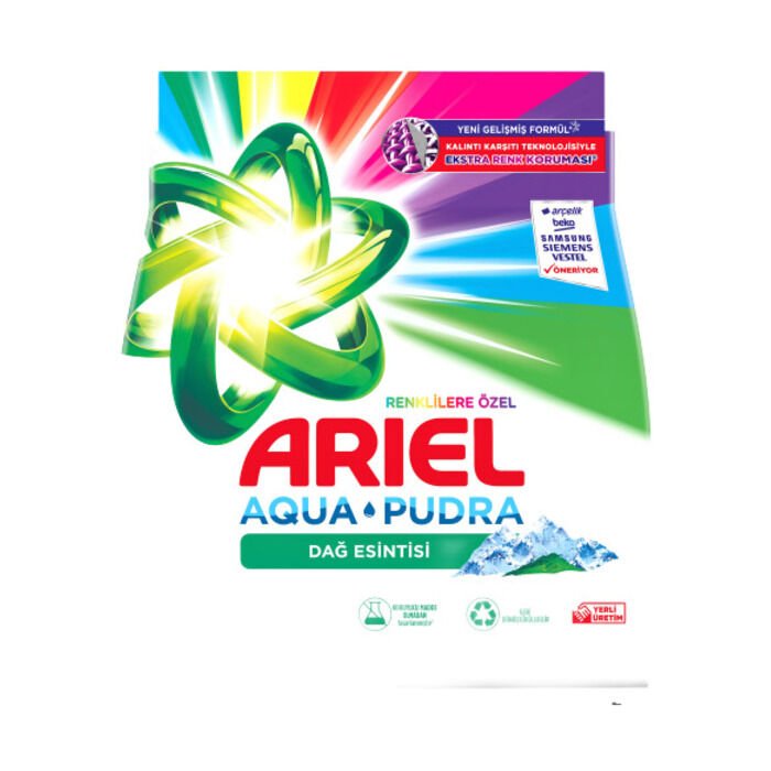 ARİEL TOZ DETARJAN RENKLİLERE ÖZEL DAĞ ESİNTİSİ 4 KG