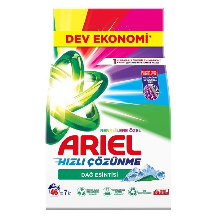 ARİEL TOZ DETARJAN DAĞ ESİNTİSİ 7 KG