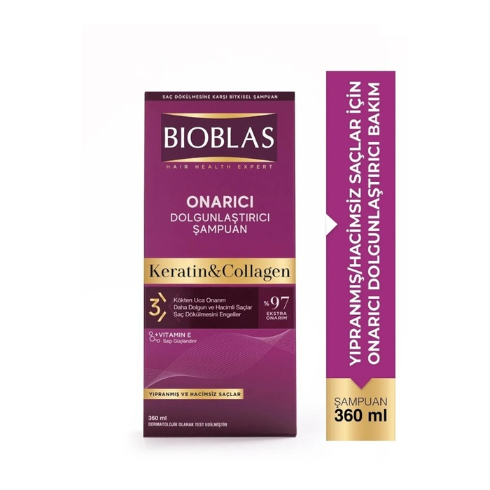 BIOBLAS ONARICI DOLGUNLAŞTIRICI ŞAMPUAN 360 ML
