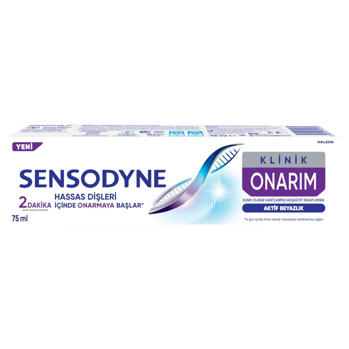 SENSODYNE KLİNİK ONARIM AKTİF BEYAZLIK DİŞ MACUNU 75 ML