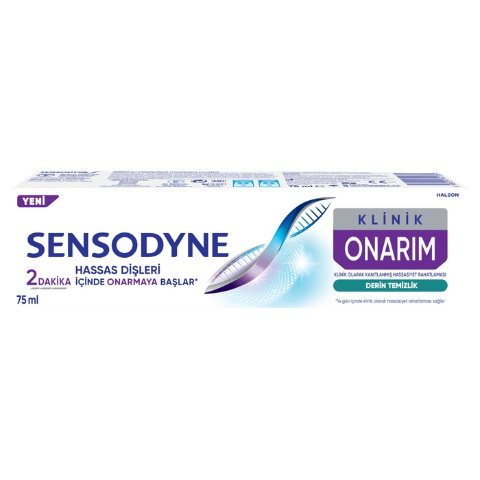 SENSODYNE KLİNİK ONARIM DERİN TEMİZLİK DİŞ MACUNU 75 ML