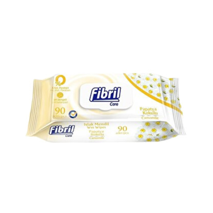 FİBRİL PAPATYA KOKULU ISLAK MENDİL 90 LI
