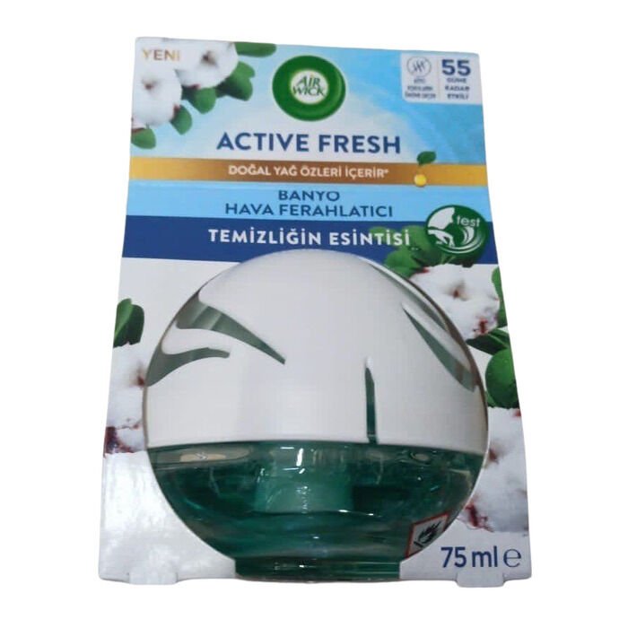 AİR WİCK ACTİVE FRESH BANYO HAVA FERAHLATICISI TEMİZLİĞİN ESİNTİSİ 75 ML
