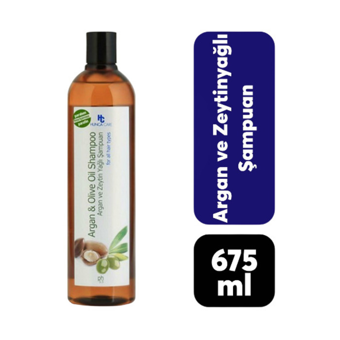 HUNCA CARE ARGAN VE ZEYTİN YAĞLI ŞAMPUAN 675 ML