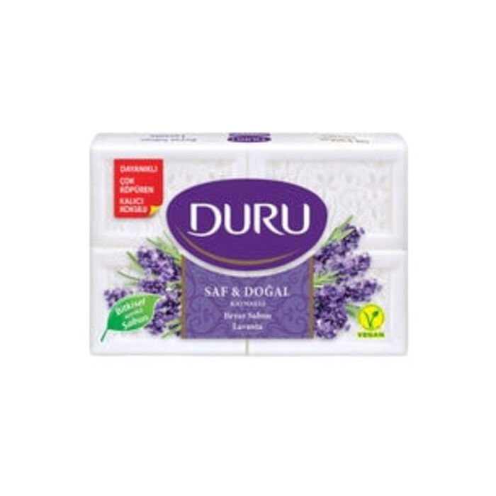 DURU SAF & DOĞAL KAYNAKLI BEYAZ SABUN LAVANTA 600 GR