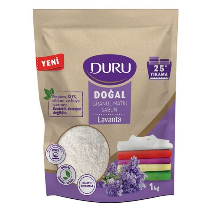 DURU GRANÜL MATİK SABUN LAVANTA 1000 GR