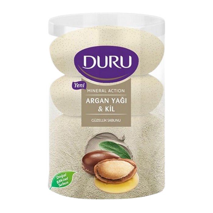 DURU MİNERAL ACTION ARGAN YAĞI & KİL SABUN 4X90 GR