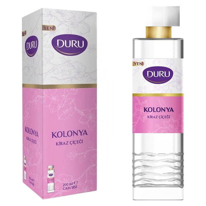 DURU KOLONYA KİRAZ ÇİÇEĞİ CAM ŞİŞE 200  ML