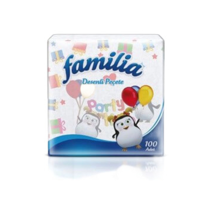 FAMİLİA DESENLİ PEÇETE 100 LÜ*24