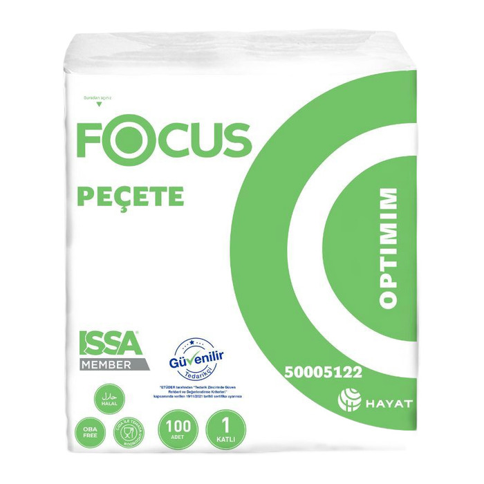 FOCUS 20X24 KARE PEÇETE 100X32 Lİ PAKET
