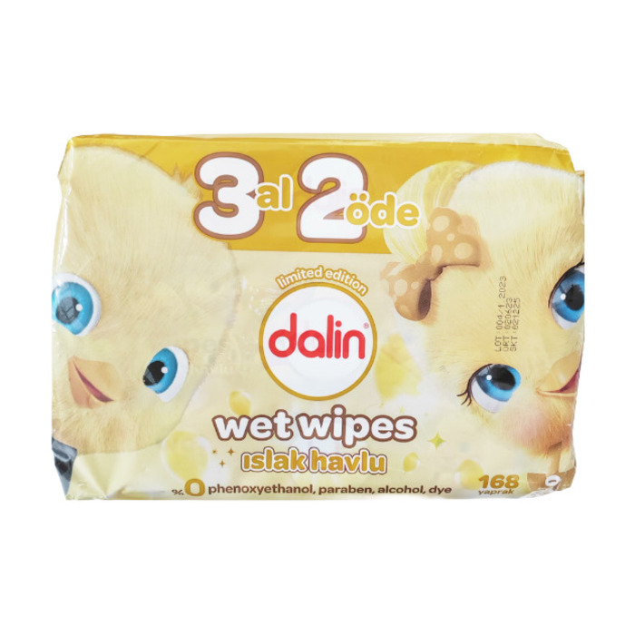 DALİN AVANTAJ PAKETİ ISLAK MENDİL 56X3 LÜ