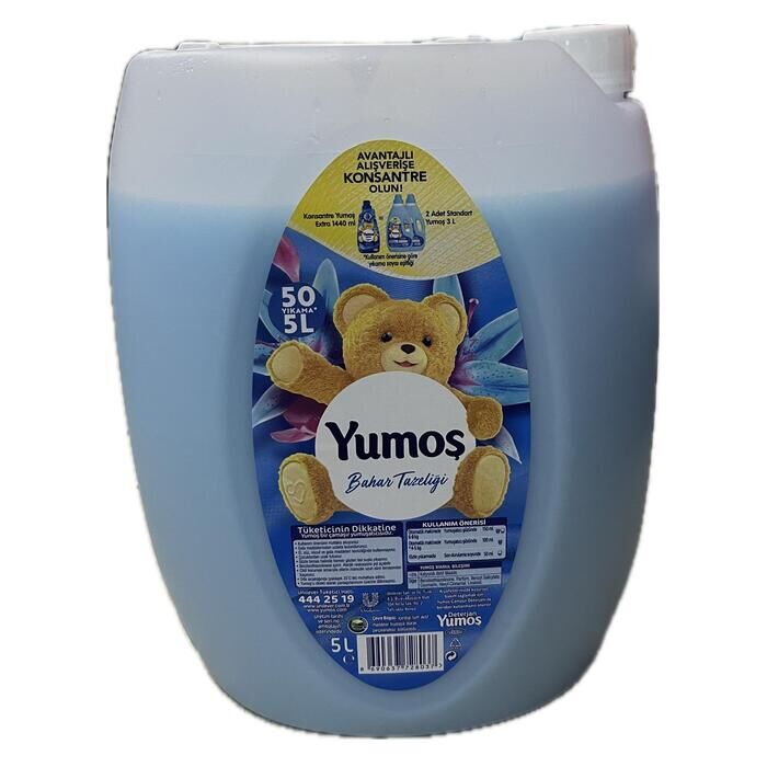 YUMOŞ ÇAMAŞIR YUMUŞATICISI BAHAR TAZELİĞİ 5 LT