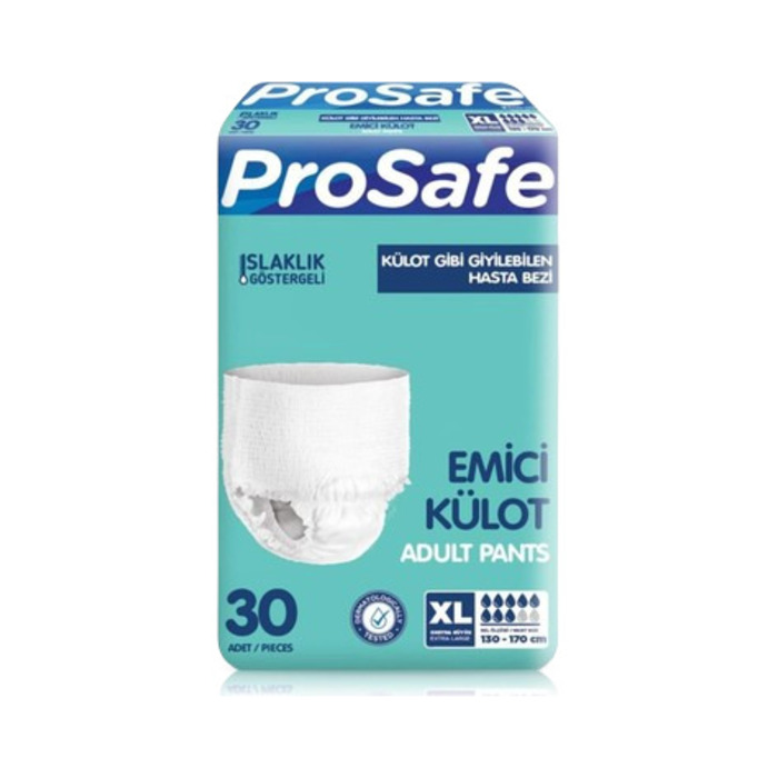 PROSAFE EMİCİ KİLOT BEZ 30 LU XL
