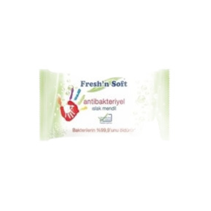 FRESH’N SOFT ANTİ-BAKTERİYEL CEP ISLAK MENDİL 15’Lİ