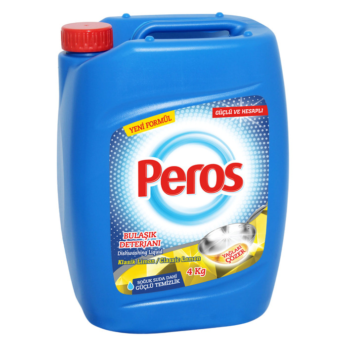 PEROS SIVI BULAŞIK DETERJANI LİMON 4 LT