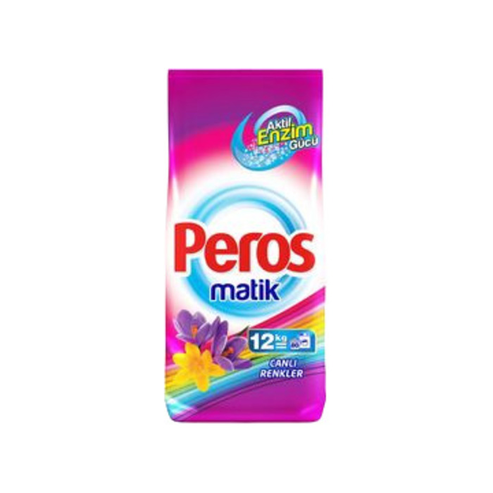 PEROS MATİK SIK YIKANAN ÇAMAŞIRLAR YILDIZ ÇİÇEĞİ 12 KG