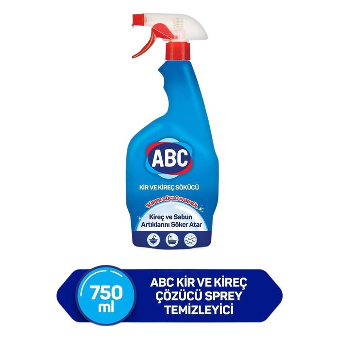 ABC SPREY KİR VE KİREÇ SÖKÜCÜ 750 ML