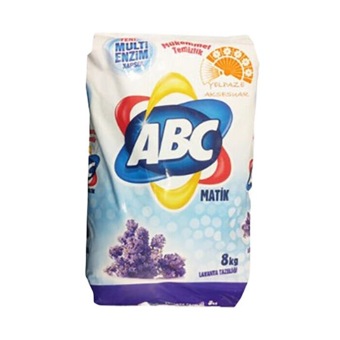 ABC MATİK TOZ ÇAMAşIR DETARJANI LAVANTA TAZELİĞİ 8 KG