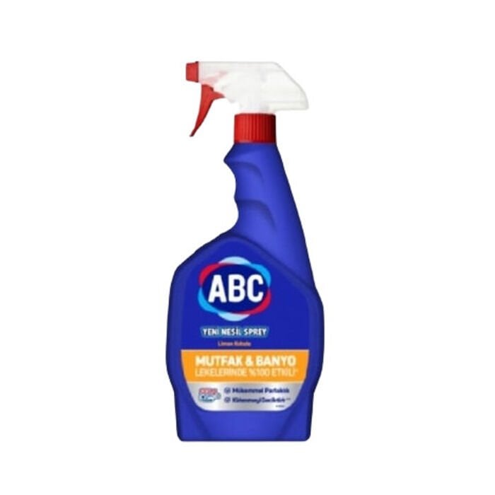 ABC SPREY YENİ NESİL MUTFAK-BANYO LİMON KOKULU 750 ML