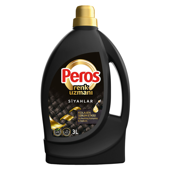 PEROS RENK UZMANI SİYAHLAR İÇİN SIVI ÇAMAŞIR DETARJANI 3 LT