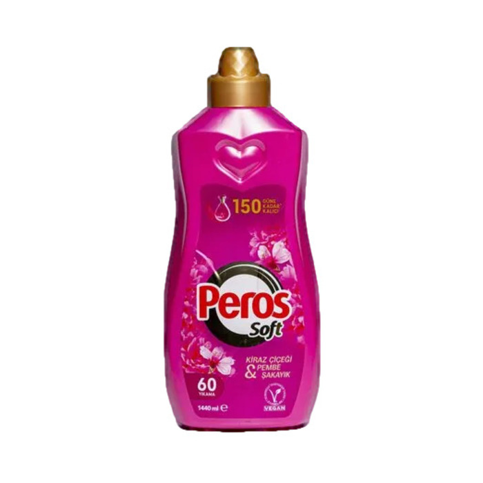 PEROS SOFT KONS. ÇAM. YUMUŞATICISI KİRAZ ÇİÇEĞİ PEMBE 1440 ML