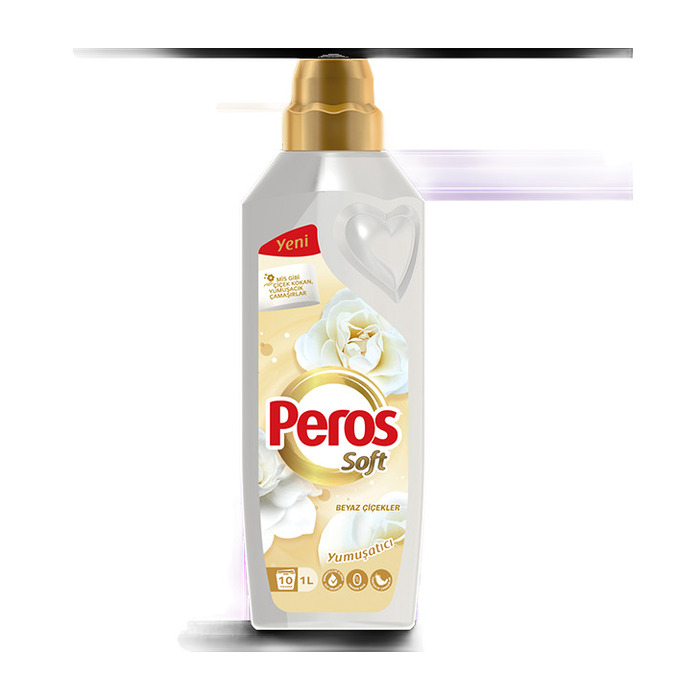 PEROS SOFT BEYAZ ÇİÇEKLER ÇAMAŞIR YUMUŞATICISI  1 LT